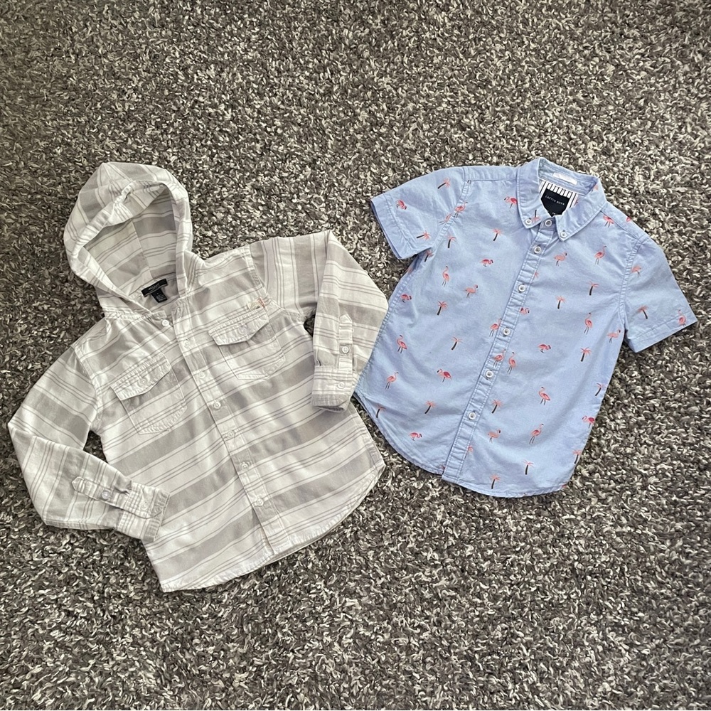 2/$30 Cactus Boy and Silver Jeans button ups